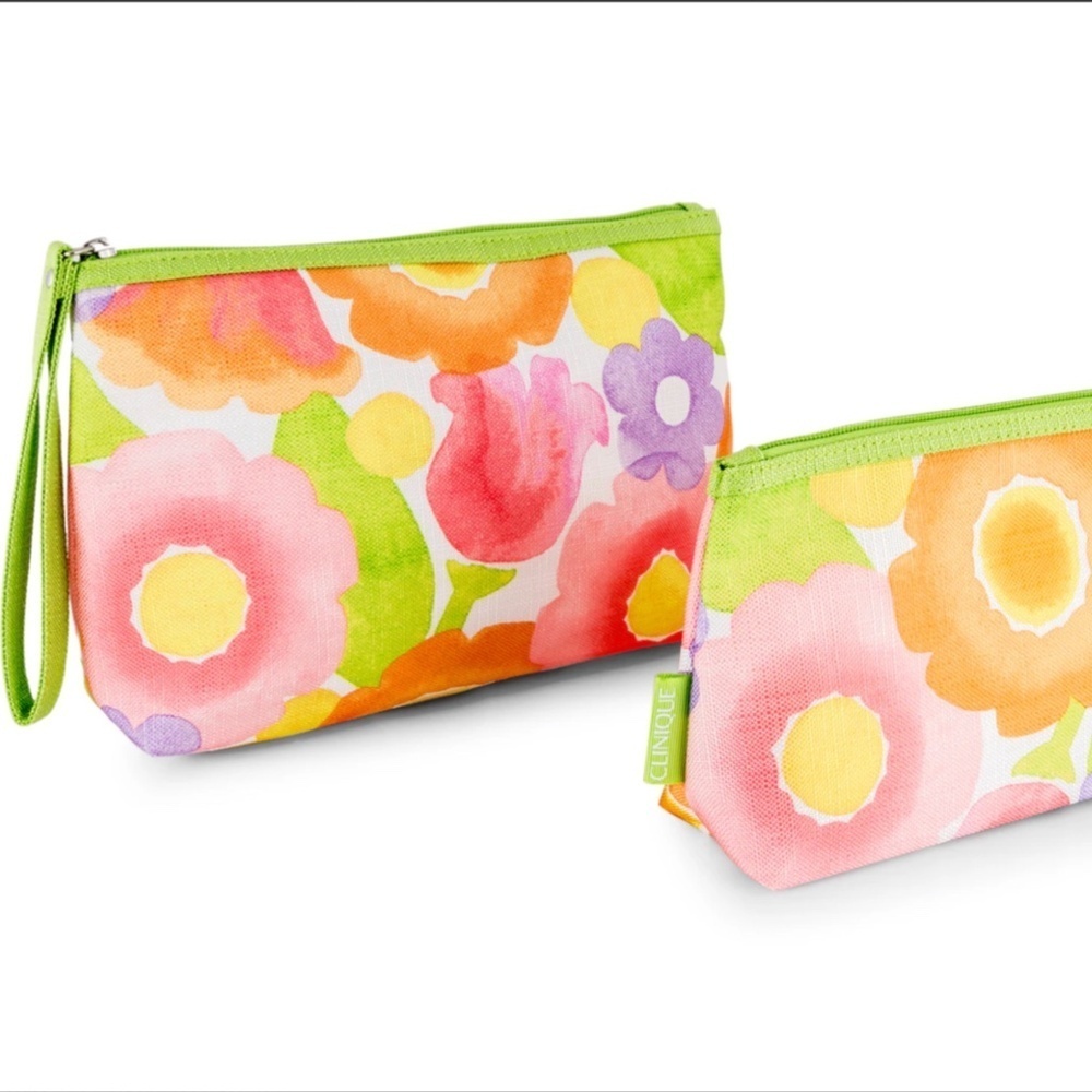 Clinique (Set of 2) Cosmetics Bags NWOT